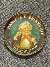 1930s Hanleys Peerless Ale-providence, Rhode Island Beer Tray/coaster