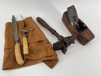 Collection Of Antique Woodworking Tools And More