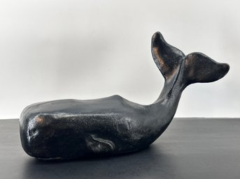Cast Iron Whale Doorstop