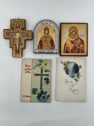 Group Of Vintage Religious Icons