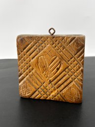 Antique Double Sided Butter Stamp