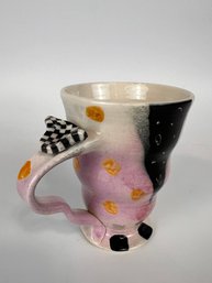 Studio Pottery Mug Signed