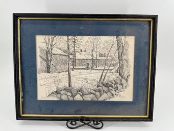 Framed Print, The Wayside Inn By Goff