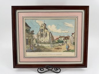 Framed Print, Vue Prise A Louveciennes