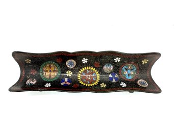 Vintage Cloisonn Pen Holder