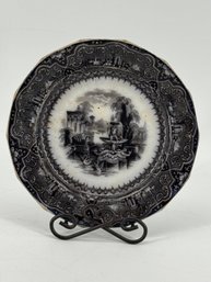 Antique Transferware Plate By W. Adams And Sons