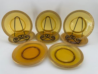 Vintage Tiffin Glass Salad Plates