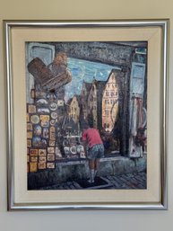 Oil On Canvas Signed Robert Neff Longacre