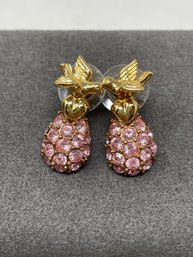 Joan Rivers Rhinestone Earrings