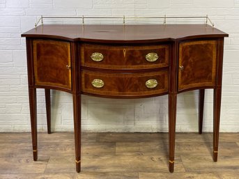 Henkel Harris Federal Style Inlaid Mahogany Sideboard