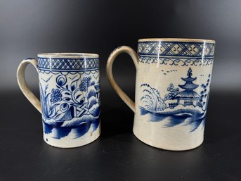 Chinese Export Porcelain Tankard Mugs