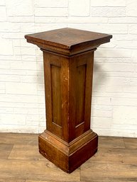 Antique Pedestal Side Table