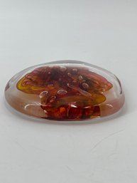 Vintage Murano Style Glass Paperweight