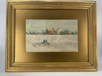 Signed Landscape Pastel