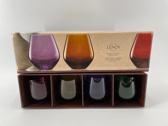 Lenox Tuscany Harvest Assorted Crystal Red Wine Tumbler Set 4 Piece