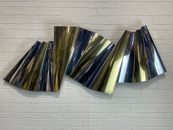 'Out Fold' By C. Jere Wall Sculpture From 1985