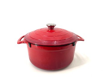 Le Creuset Red Enamel Dutch Oven