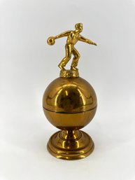 Vintage Bowling Covered Vessel