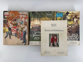 Collection Of Vintage Sears Catalogs