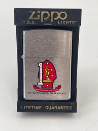 Zippo Lighter - 1st Battalion, 2D Marines