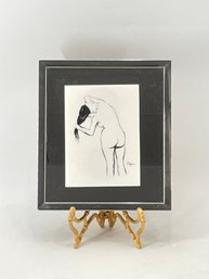 Edgar Degas The Bath On Lucite Wall Mirror