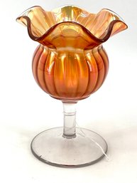 Carnival Glass Compote