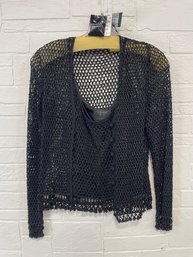 Knit Top By Carmen Marc Volvo Collection Size Small