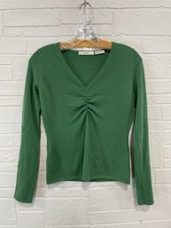 Neiman Marcus Cashmere Emerald Sweater Size XS