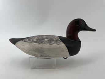 John Glenn Canvasback Drake Decoy