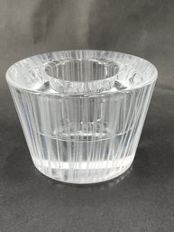 Orefors Crystal Candle Holder