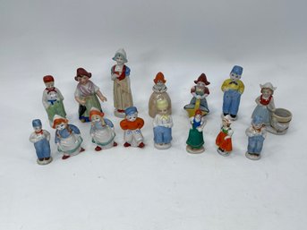 Collection Of Miniature Porcelain Figurines
