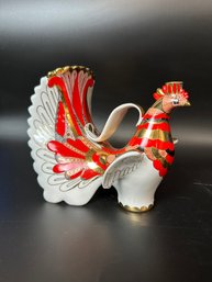 Russian Porcelian Firebird Wine Decanter