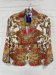Robert Graham For Neiman Marcus Blazer Size 4