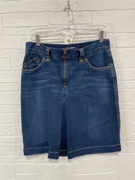 Dolce And Gabbana Denim Skirt Size 42