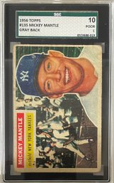 1956 Topps Mickey Mantle SGC 1