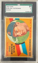 1960 Topps Carl Yastrzemski Rookie SGC 5