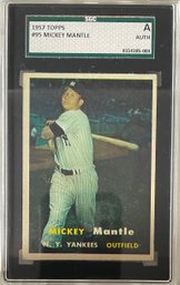 1957 Topps Mickey Mantle SGC A