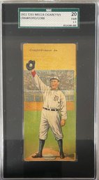 1911 T201 Mecca Crawford / Ty Cobb SGC 1.5