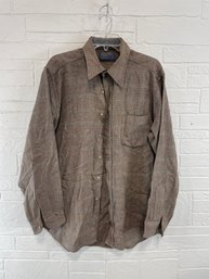 Vintage Mens Pendleton Wool Button Up Shirt