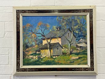 Alex Poplaski (1906 - 1988) CT Oil On Board Landscape