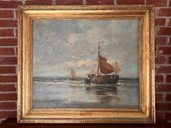 Charles Paul Grupp (1860-1940) Oil On Canvas