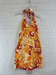 Vintage Reversible Floral Halter Dress