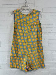 Vintage Floral Sleeveless Skort Dress