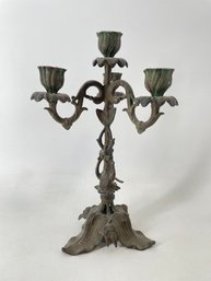 Rococo Style Bronze Candelabra
