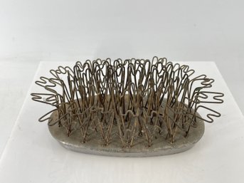Vintage Hairpin Flower Frog