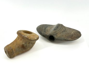 Ancient Artifacts Pipe And Axe