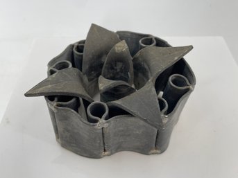 Lead 'Floral' Flower Frog