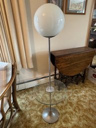 Robert Sonneman Style Lollipop Globe Floor Lamp Table