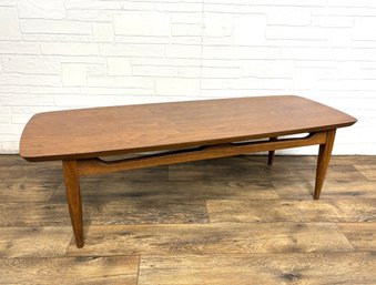 1960s Sculptural Walnut Coffee Table