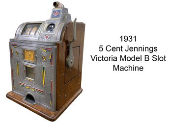 1931 5 Cent Jennings Victoria Model B Slot Machine